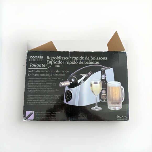Cooper Cooler Rapid Beverage Wine Chiller Chill on Demand TailGater READ*!! - Picture 4 of 16
